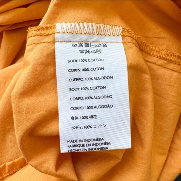 FAITHFULL THE BRAND • Deva Midi Dress In Plain Orange • XS - Picture 8 of 10